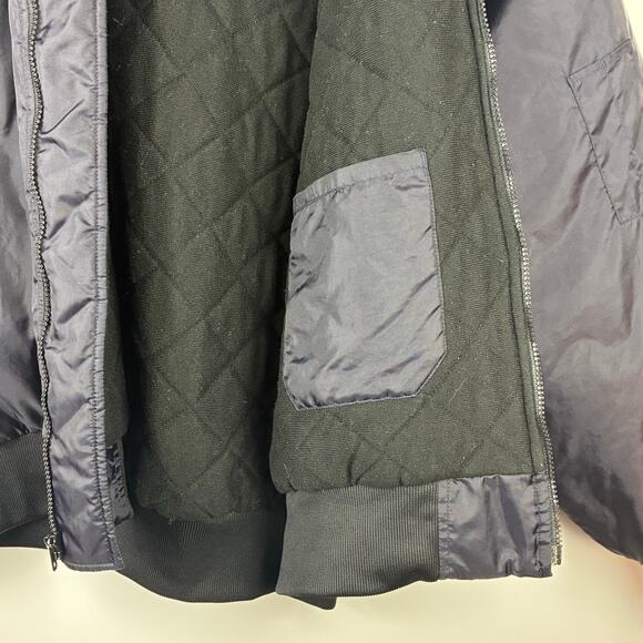 FedEx Stan Herman Reflective Hooded Insulated Jacket Men XL Vintage Workwear - Picture 5 of 7